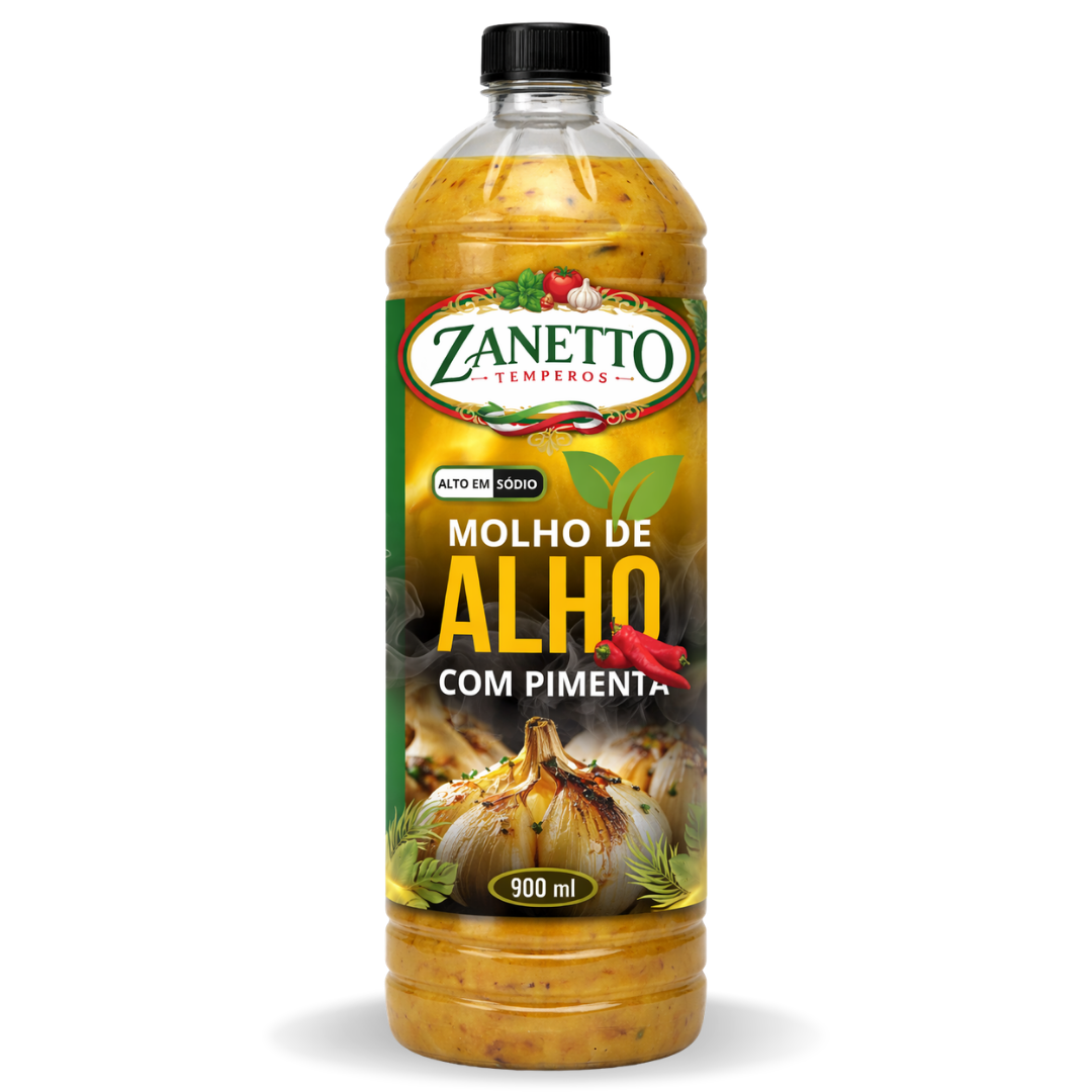 MOLHO DE ALHO COM PIMENTA
